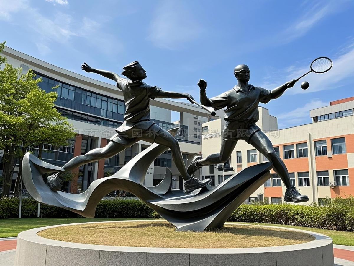 郑州学校不锈钢雕塑设计：定制校园